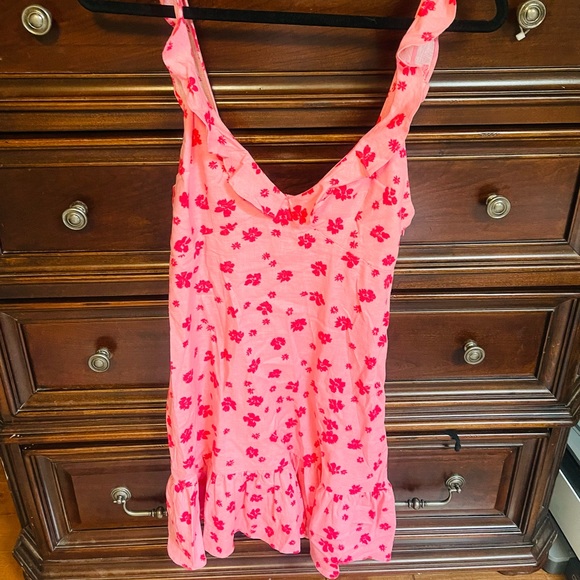 Zara Ruffled Print Dress - Picture 5 of 9